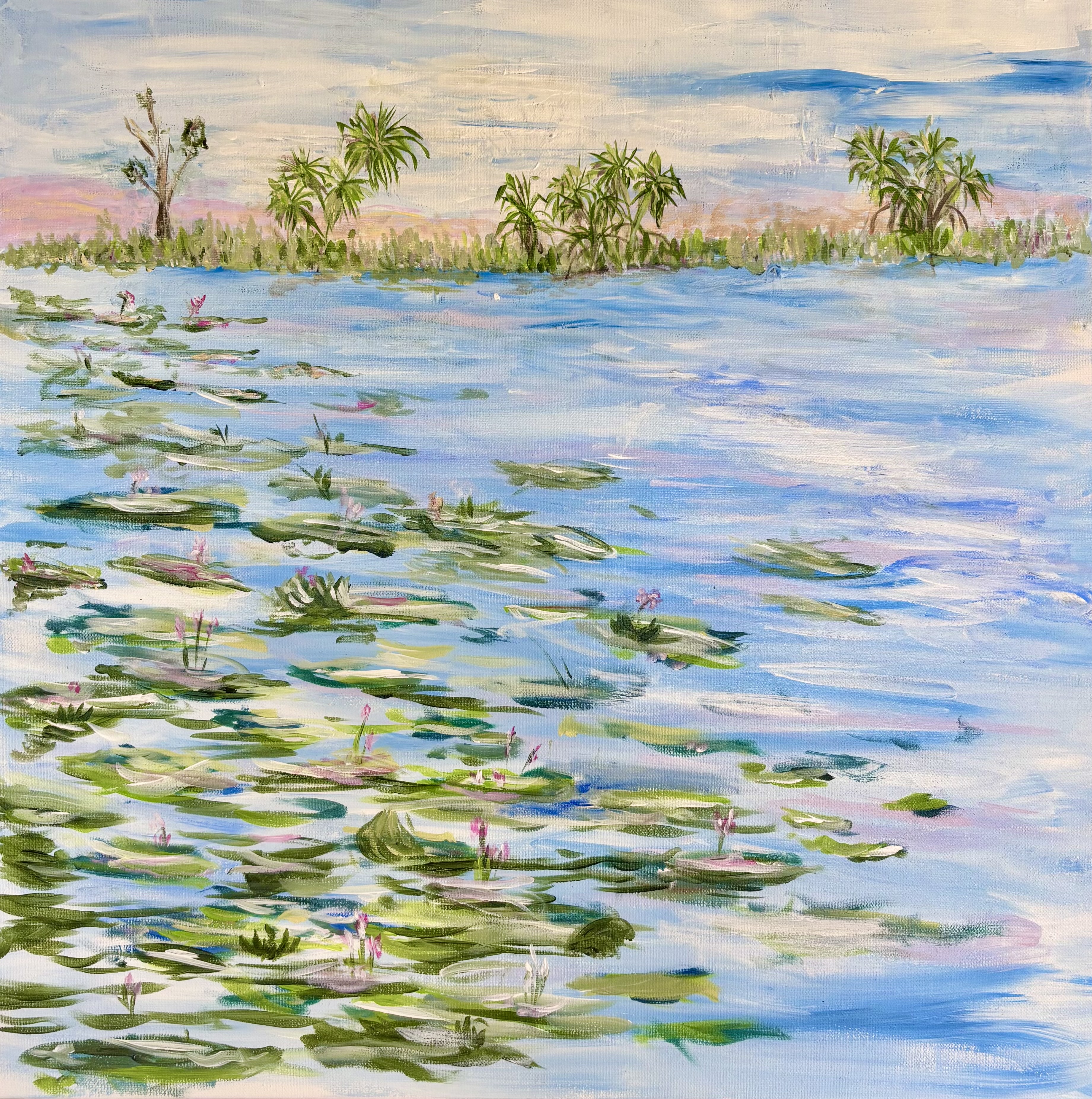 Tropical beach scene